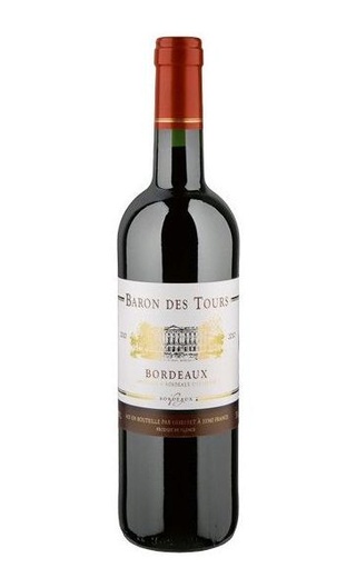 фото вино Baron des Tours Bordeaux 2017 0,75 л