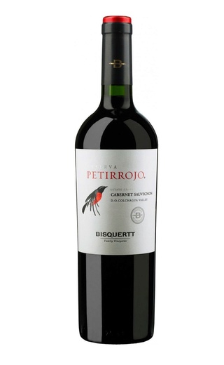 фото вино Bisquertt Petirrojo Reserva Cabernet Sauvignon 2019 0,375 л