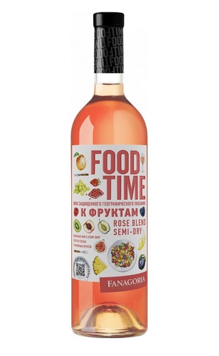 фото вино Fanagoria Food Time Rose Semi Dry 2017 0,75 л