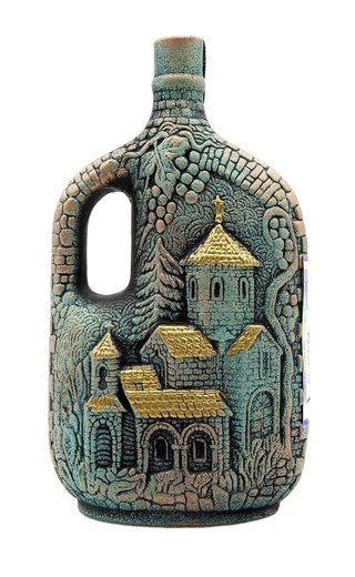 фото вино Mildiani Saperavi Ceramic Bottle Monastery 0,75 л