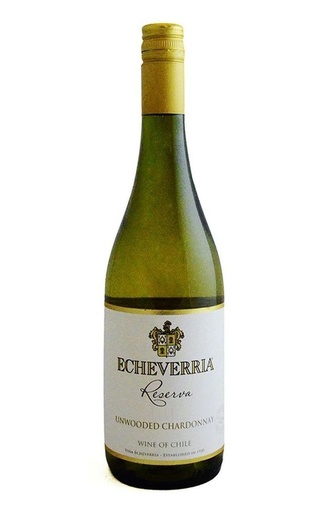 фото вино Echeverria Echeverria Unwooded Chardonnay Reserva 2018 0,75 л