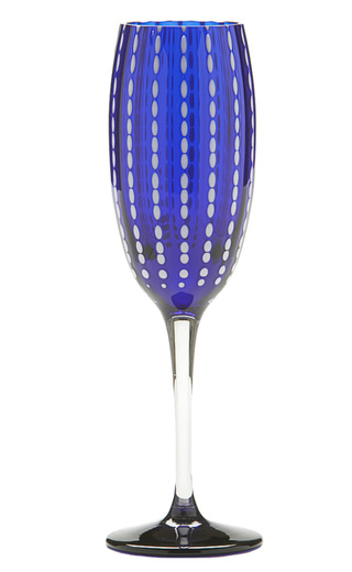 фото Zafferano Perle Sparking wine glass Blu 0,22 л