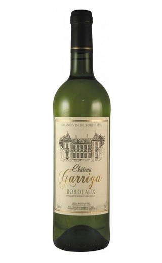 фото вино Chateau Garriga Blanc Bordeaux 0,75 л