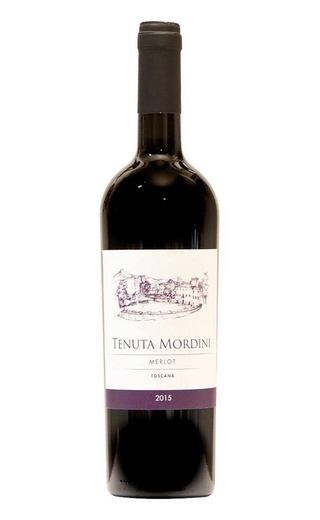 фото вино Tenuta Mordini Merlot Toscana 2015 0,75 л