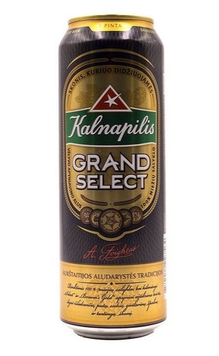 фото пиво Kalnapilis Grand Select 24 шт. 0,568 л