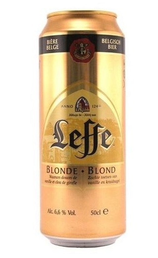 фото пиво Leffe Blonde 24 шт. 0,5 л