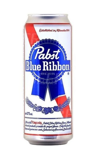 фото пиво Pabst Blue Ribbon 24 шт. 0,5 л