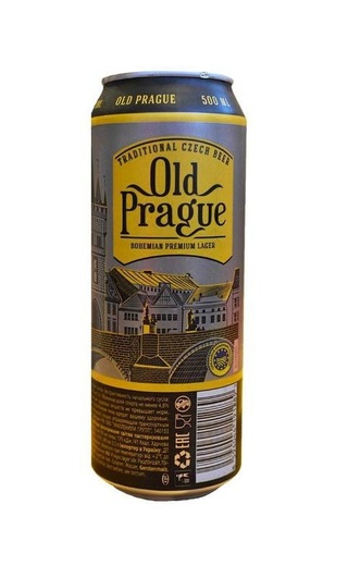 фото пиво Old Prague Bohemian Premium Lager 24 шт. 0,5 л