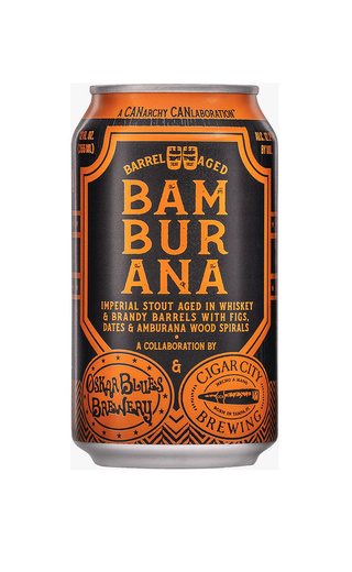 фото пиво Oskar Blues Barrel Aged Bamburana 24 шт. 0,355 л