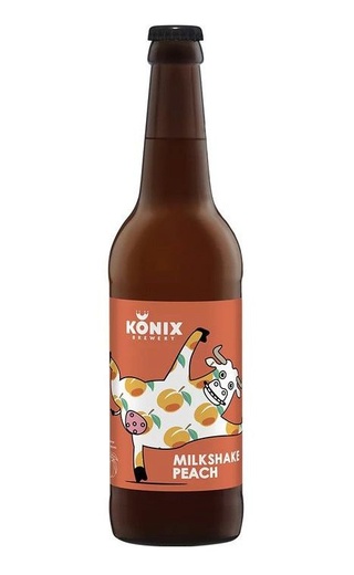 фото пиво Konix Milk Shake Peach 0,5 л