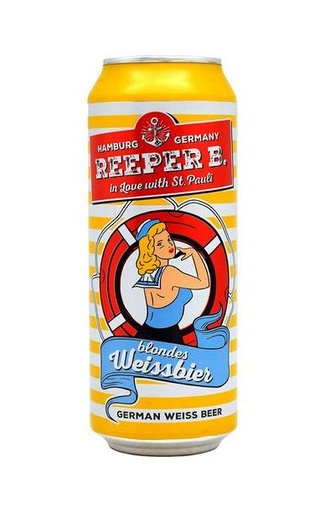 фото пиво Reeper B. Blondes Weissbier 24 шт. 0,5 л