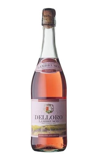 фото игристое вино Delloro Lambrusco Dell'Emilia Rosato 0,75 л