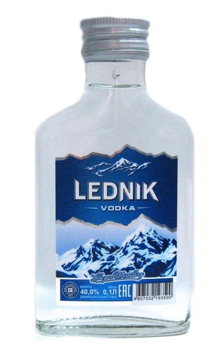 фото водка Lednik 0,1 л