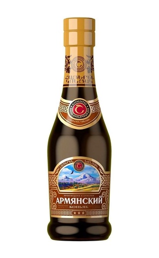 фото коньяк Armenian Cognac 3 Stars matte bottle 0,25 л