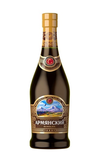 фото коньяк Armenian Cognac 5 Stars matte bottle 0,5 л