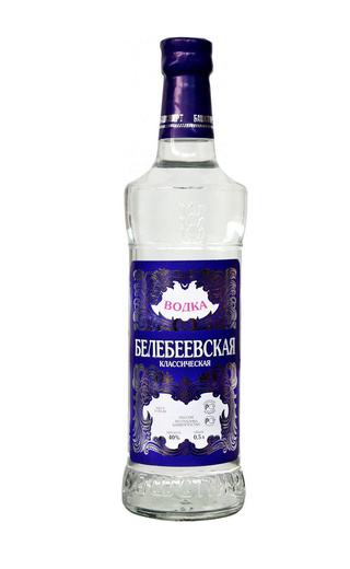 фото водка Belebeevskaya Classic 0,5 л