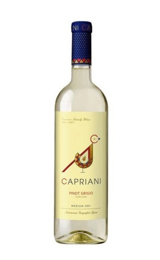 фото вино Capriani Pinot Grigio Medium Dry Rubicone 0,75 л