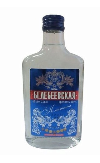 фото водка Belebeevskaya Classic 0,25 л