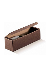 Коробка Сета Марроне темно-коричневая на 1 бутылку