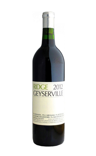 фото вино Ridge Vineyards Ridge Geyserville 2012 0,75 л