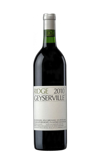 фото вино Ridge Vineyards Ridge Geyserville 2010 0,75 л