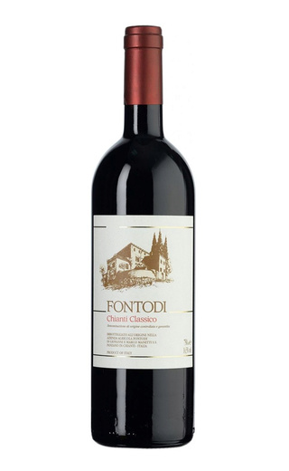 фото органическое вино Fontodi Chianti Classico 2016 0,75 л