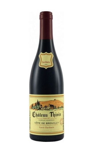 фото вино Chateau Thivin Cuvee Zaccharie 2018 0,75 л