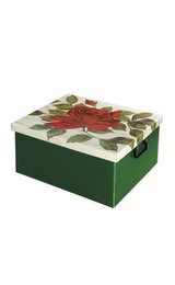 Коробка TAP Роза ди Натале зеленая с ручкой