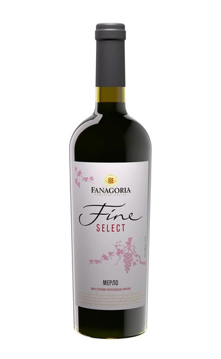 фото вино Fanagoria Fine Select Merlot 0,75 л