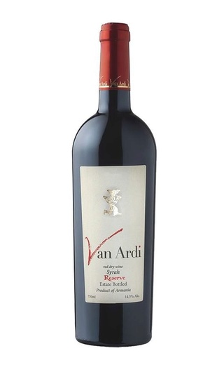 фото вино Van Ardi Reserve Syrah 2015 0,75 л