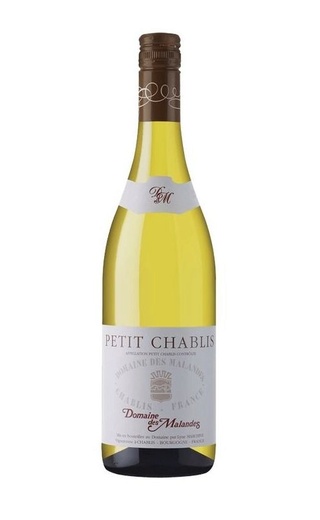 фото вино Domaine des Malandes Petit Chablis 2019 0,75 л