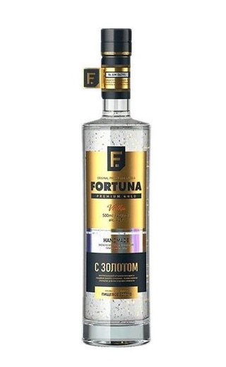 фото водка Fortuna Premium Gold 0,5 л