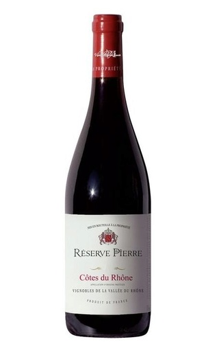 фото вино Reserve de Pierre Cotes du Rhone Rouge 2017 0,75 л