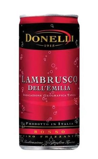 фото игристое вино Donelli Lambrusco dell'Emilia Amabile Rosso 0,2 л