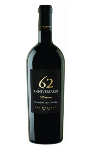 фото вино San Marzano Anniversario 62 Riserva di Manduria 2017 0,75 л