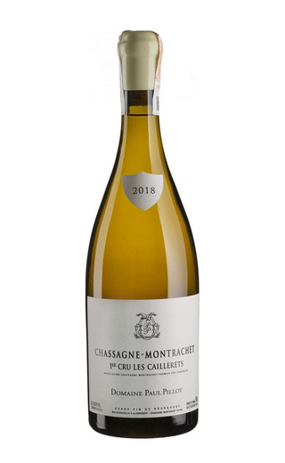 фото вино Domaine Paul Pillot Chassagne-Montrachet Premier Cru Les Caillerets 2018 0,75 л