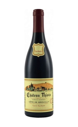 фото вино Chateau Thivin Cuvee Zaccharie 2019 0,75 л