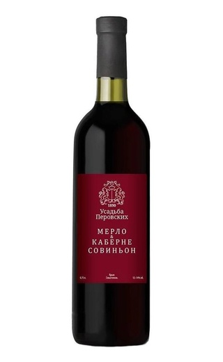 фото вино Perovsky Winery Merlot Cabernet Sauvignon 2018 0,75 л