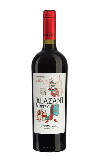 фото вино Alazani Winery Kindzmarauli 2018 0,75 л