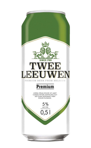 фото пиво Twee Leeuwen Premium 24 шт. 0,5 л