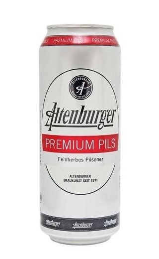 фото пиво Altenburger Premium Pils 24 шт. 0,5 л