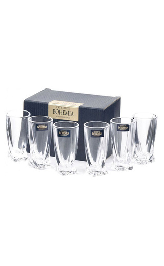 фото Crystalite Bohemia Quadro Vodka Glass 6 шт. 0,06 л