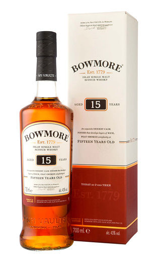 фото виски Bowmore 15 Years Old 0,7 л