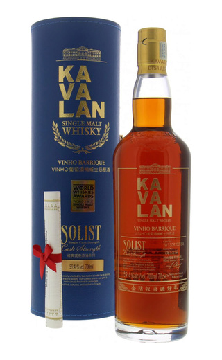 фото виски Kavalan Solist Vinho Barrique Cask Single Cask Strength 59.4% 0,7 л