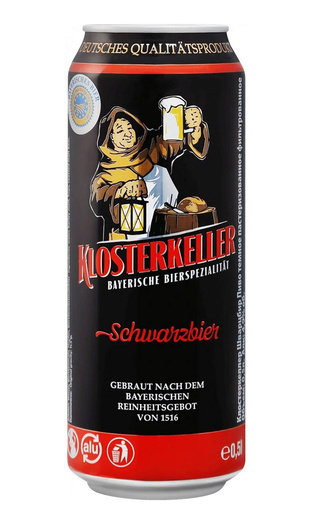 фото пиво Klosterkeller Schwarzbier 24 шт. 0,5 л