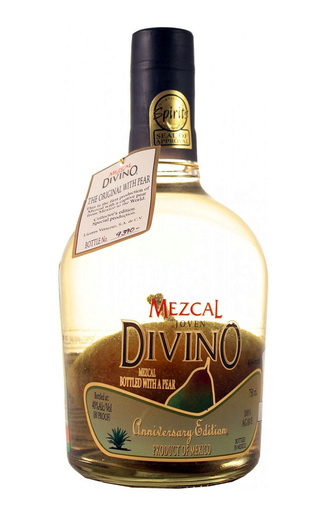 фото мескаль Divino Mezcal Joven with a Pear 0,05 л