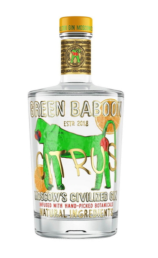 фото джин Green Baboon Citrus 0,7 л