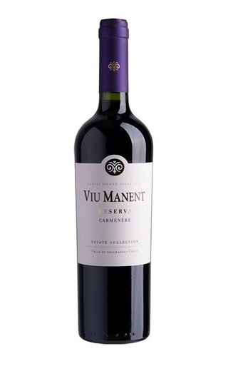 фото вино Viu Manent Estate Collection Reserva Carmenere 2020 0,75 л