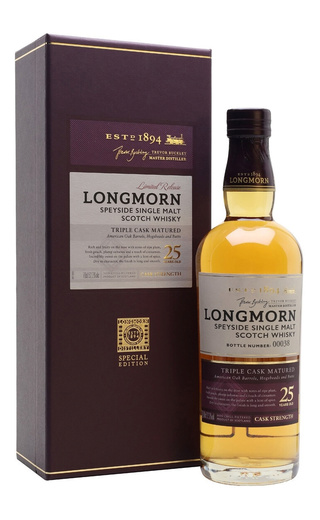 фото виски Longmorn 25 Year Old 0,7 л