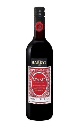 фото вино Hardys Stamp Shiraz Cabernet 2020 0,75 л